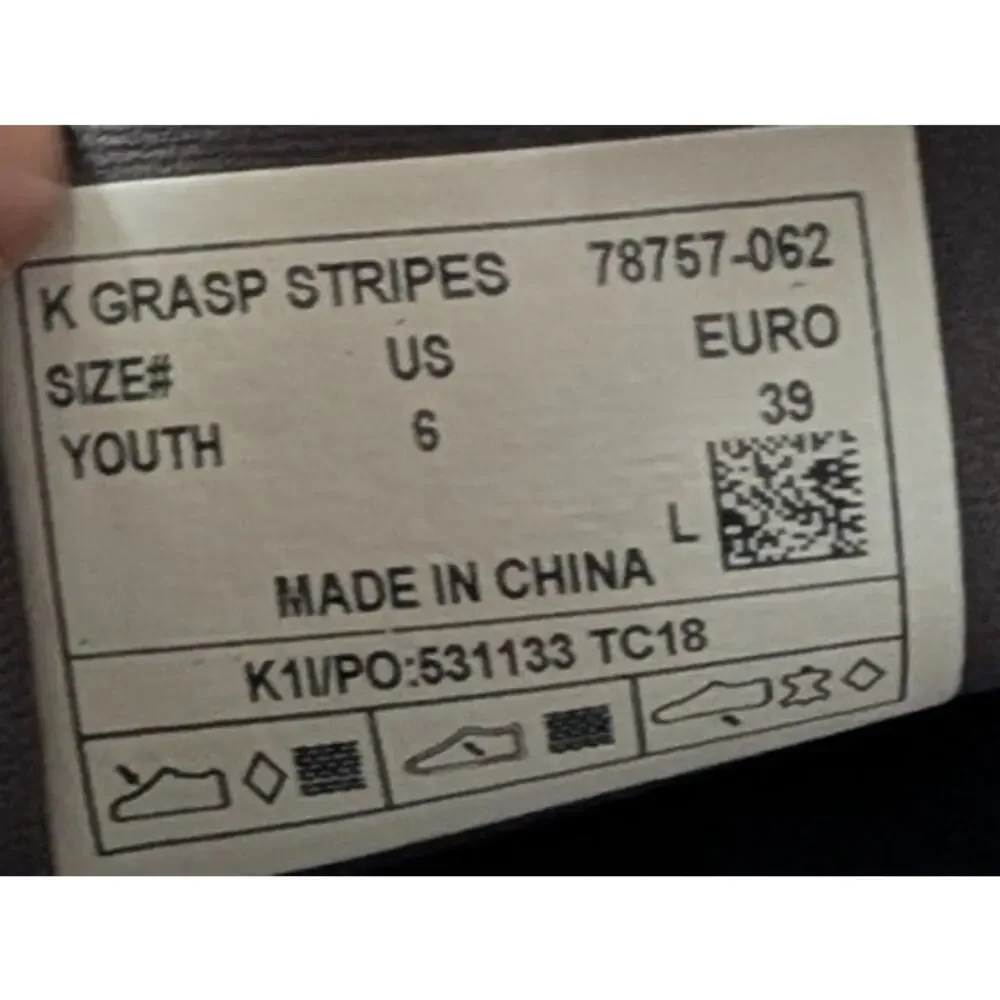 BOGS K Grasp Waterproof Rain Snow Boots Stripes‎ Gray Stripes Youth 6